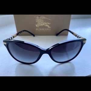 Authentic Burberry Cat Eye Sunglasses
